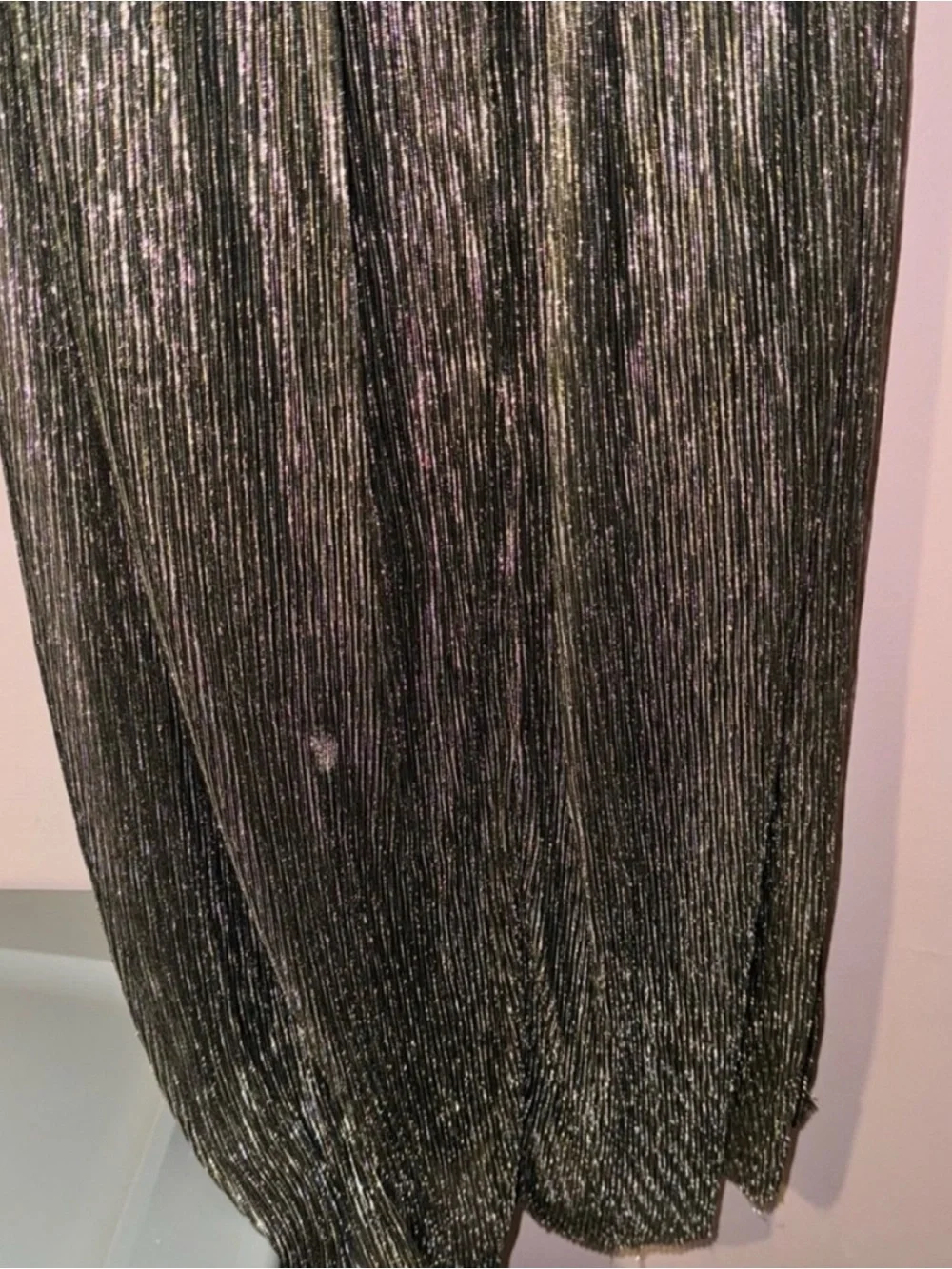 Lulu's Looking Radiant Black Gold Metallic Cocktail Maxi Dress Size S NWT!